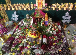 திண்டிவனம் கன்னிகா பரமேஸ்வரி கோவிலில் மகாண்யாஸ ருத்ரா பூஜை