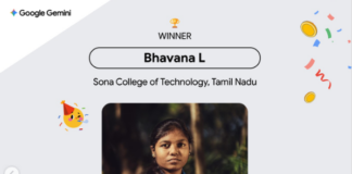 Google மேடையில் ஜொலித்த ஆர்ய வைஸ்ய மாணவி! 🥇