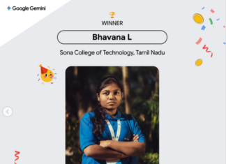 Google மேடையில் ஜொலித்த ஆர்ய வைஸ்ய மாணவி! 🥇
